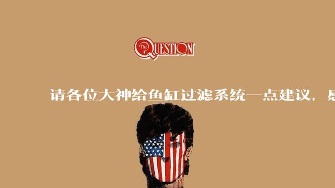 请各位大神给鱼缸过滤系统一点建议，感觉进水口的吸力不够，花篮还总停止转动。?