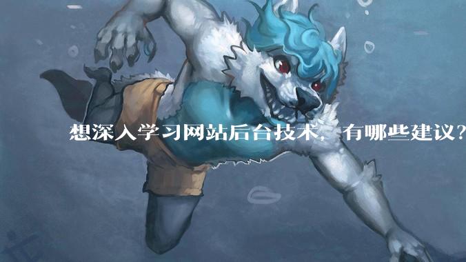 想深入学习网站后台技术，有哪些建议？